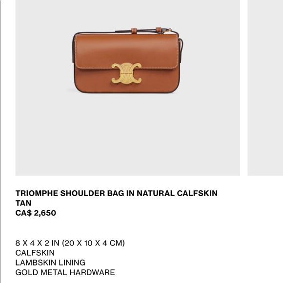 Brand New Celine shoulder bag - Picture 3 of 3